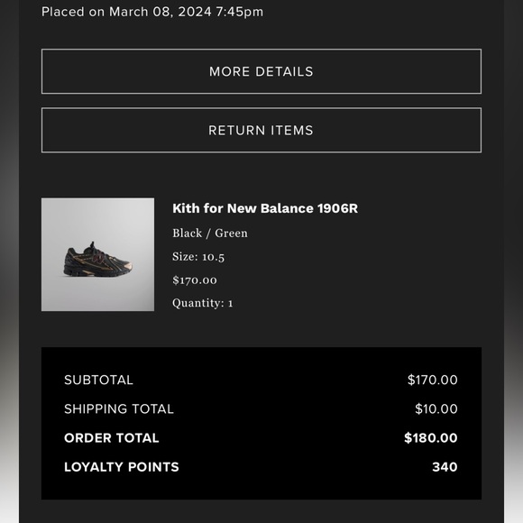 Men’s Kith X New Balance 1906R Kith Green Black Streetwear Sneakers Collab - Picture 11 of 11